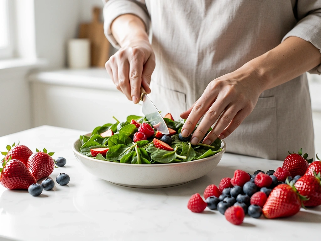 Preparación de alimentos saludables